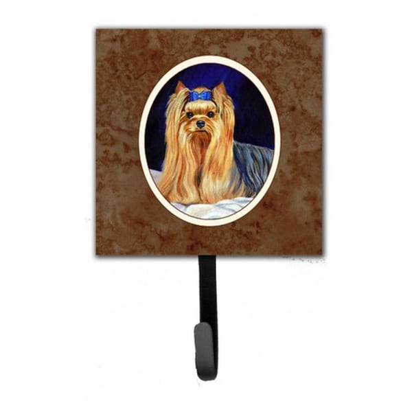 Carolines Treasures Yorkie Leash or Key Holder, 6 x 1.25 x 4.25 in. 7157SH4 - main